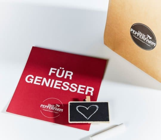 Zubehör der Geschenktüte für Geniesser